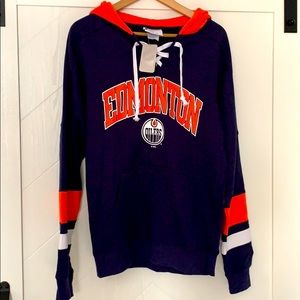 Edmonton oiliers men’s hoodie NWT